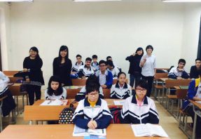 Khóa 1 về thăm trường dịp 20-11-2014